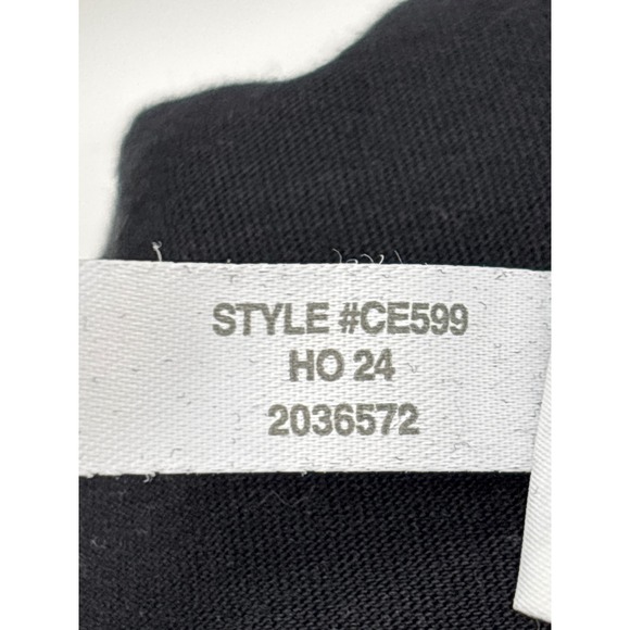 J. Crew Black Sequin Embellished T Shirt Women Size L Short Sleeve Top - Picture 8 of 8